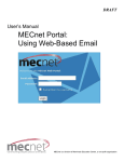 MECnet Portal: Using WebBased Email