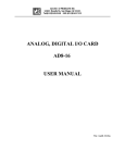 AD8-16 Manual - ACCES I/O Products, Inc.