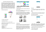 Product Manual of Bluetooth Smart LED Bulb This product has a