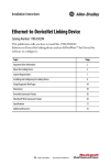 Ethernet-to-DeviceNet Linking Device Installation Instructions