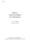 DigiWin Portal User Manual For Administrator