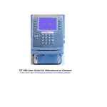 GT-400 User Guide for Attendance on Demand