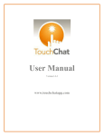 TouchChat Manual - Kurrambee School
