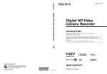 Sony HVR-V1P User Manual