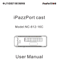 User Manual iPazzPort cast - iPazzPort