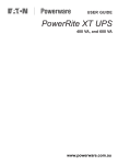 Powerware PowerRite XT User Manual
