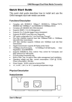 Dual Rate Media Converter