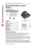 Stellaris LM3S2616 BDC Board Data Sheet