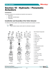 Section 10 - Hydraulic / Pneumatic Actuators - Mold