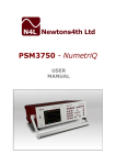 PSM3750 - NumetriQ