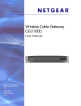 Netgear CG3000D User Manual