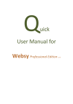 Quick User Manual for