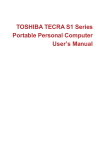Tecra S1 User`s Manual