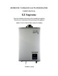 EZ Supreme - Tankless Water Heaters