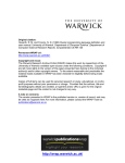 - WRAP: Warwick Research Archive Portal