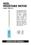 SOIL MOISTURE METER Model : PMS-714