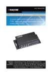 Converts digital HDMI and audio to component/ CVBS
