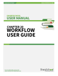 WORKFLOW USER GUIDE