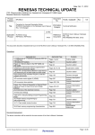 Correction for Incorrect Description Notice RL78/G12 Descriptions in