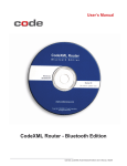CodeXML® Router User Manual