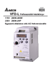 DELTA VFD-L sorozatú frekvenciaváltó - MOTOR