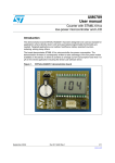 Counter with STM8L101xx low-power microcontroller