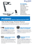 P100HD Visual Presenter | ELMO