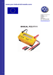 the user manual - PCE Instruments