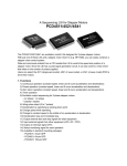PCD4511/4521/4541 User`s Manual 040227