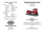 Line Car Manual - Hartland Locomotive Works