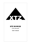 XTZ 99 W12 Bruksanvisning_eng