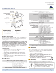 Installation Guide - In-line Switch Module