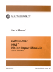 VIM Vision Input Module User`s Manual