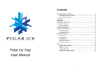 Polar Ice Tray User Manual