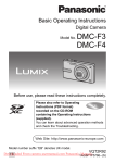 Panasonic Lumix DMC-F4 User Guide Manual pdf