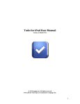 Todo for iPad User Manual