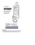 Instruction Manual - Test Equipment Depot