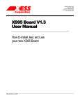 XS95 Board 1.3 User Manual