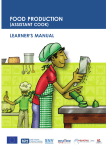 Assistant Cook- Learners Manual - High Impact Tourism Training for