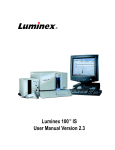Luminex 100 IS User Manual. To be used only by Scott Placke.