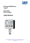 Pressure Reference Type P USER MANUAL