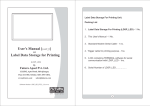 User`s Manual [(ver2_0] Label Data Storage for Printing