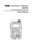HX471S Owner`s Manual