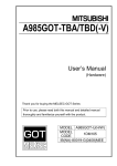 A985GOT-TBA/TBD(-V) User`s Manual (Hardware)