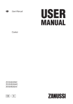 User Manual Cooker