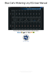 Blue Cat`s Widening Liny EQ User Manual