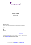 SMS-2-Email - Business Messaging Services Manuals