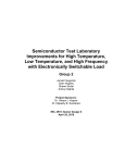 Semiconductor Test Laboratory Improvements for High Temperature