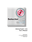 SelectorTools™, v3.0 User`s Manual