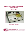910 User Manual - Electro Tech Systems